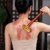 Holz & Messing Gua Sha Werkzeug - Natürliche Massage für Gesicht/Körper, Lymphdrainage, Hautpflege & Schmerzlinderung