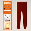 2025 Autumn/Winter Men's Cotton Antibacterial Base Layer Trousers - Mid-Aged Plus Size Warm Pants