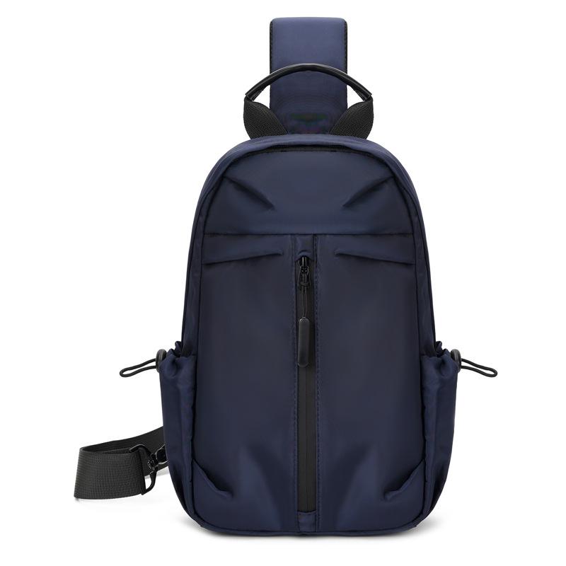 

Multi Functional Men s Minimalist Crossbody Bag, New Fashionable Commuting Shoulder Bag, Large Capacity Portable Sports Chest Bag синій