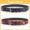 Street Style Embellished Faux Leather Belt For Women With Floral Design For Casual Fashion