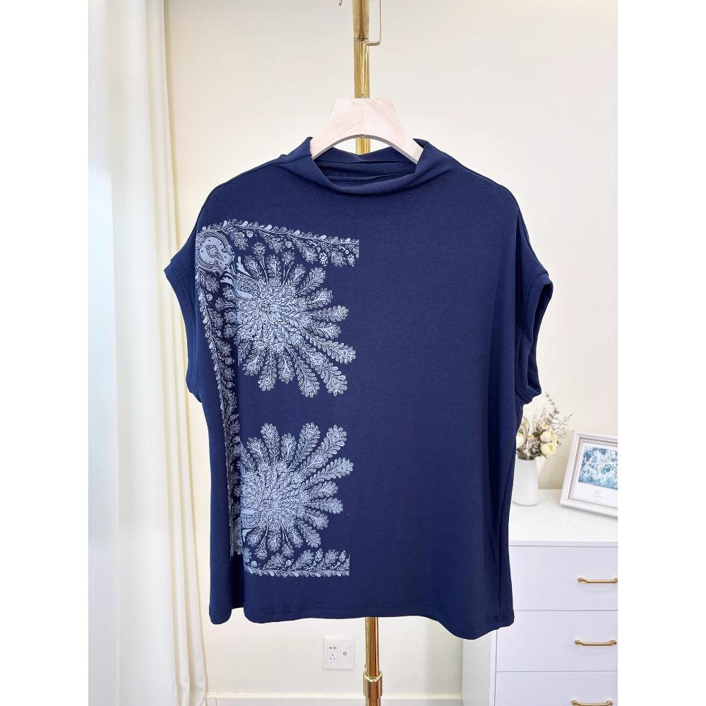 

Dimanaf 2025 Осень Футболка с принтом Футболка Женская Короткий рукав Свободные топы Футболки One size