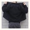 Men's Korean-Style Black Denim Jacket: Trendy, Simple, Versatile, Loose Fit for Teens and Students, Perfect for Autumn and Winter.