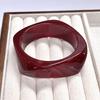 Retro Macaron Color Bangle: Stylish Women's Fashion Bracelet with Unique Niche Design