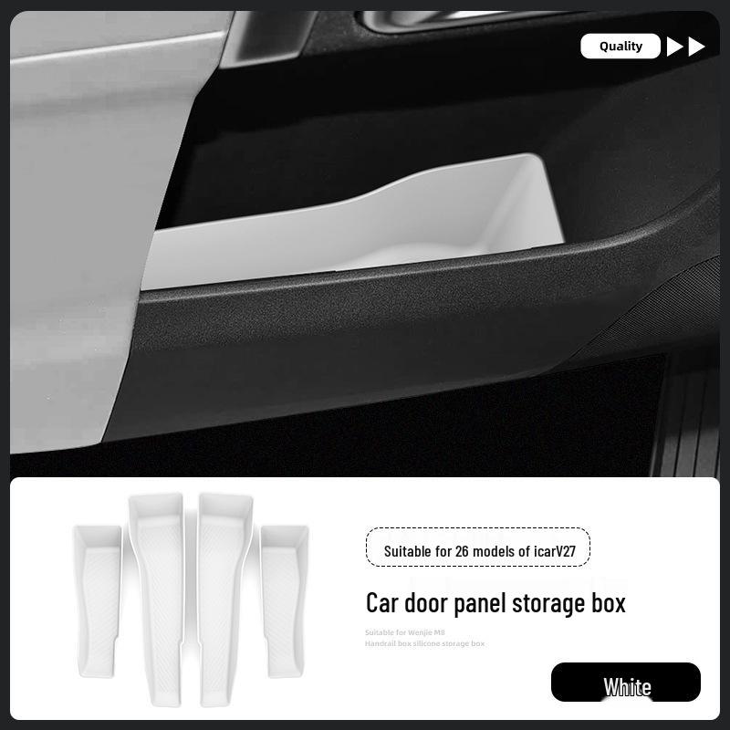 

Compatible with 26 ICAR V27 Models: Car Door Slot Storage Organizer Accessories