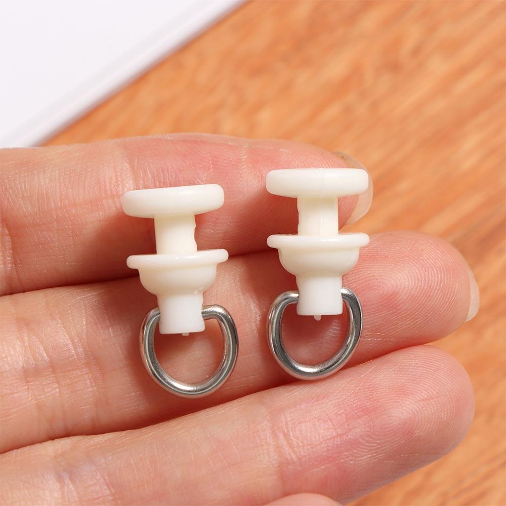 20pcs/pack Silent Curtain Hook Roller White Curtain Track Glider Curtain Track Pulley  Windows
