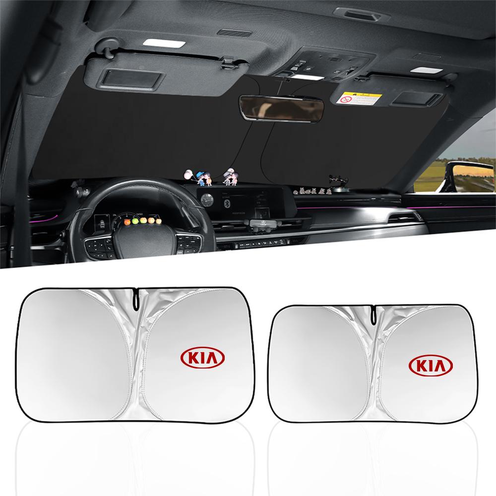 Auto Windschutzscheiben-Sonnenschutz Visier UV-Schutz Schild Zubehör für KIA Sportage RIO Ceed Picanto Pegas Sorento Niro Soul Cerato
