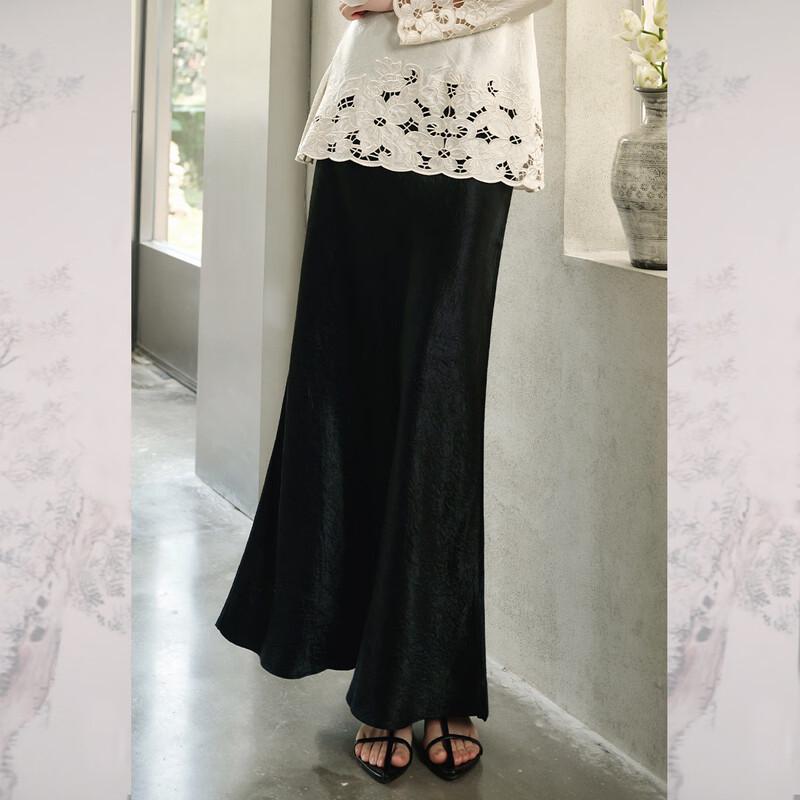 

JK&JS Acetate Mermaid High-Waist Long Skirt S