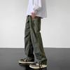 Sweatwear Waterproof Rush Pants Windproof Straight Large Basic Sweatpants Cargo Pants Men Solid Color Streetwear