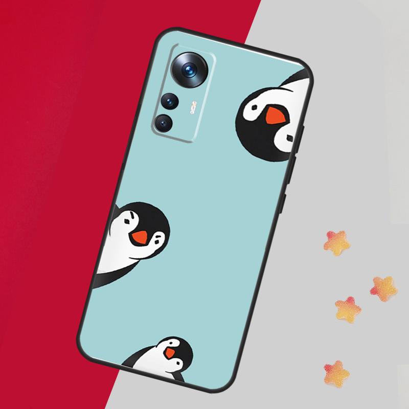 Cute Kawaii Penguin Case For Xiaomi 14T 11T 12T 13T 15 Pro 13 14 Ultra Cover For POCO F7 F5 F6 X3 X5 X6 X7 Pro