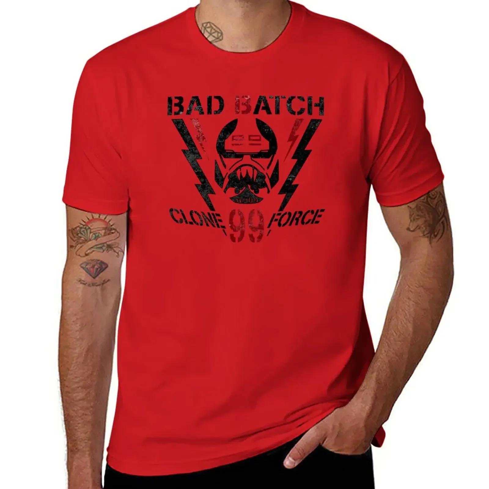 

plus size t shirts Tshirts for men cotton New The Bad Batch Clone Force 99 TheBadBatch CloneForce99 TShirt funny t shirts S