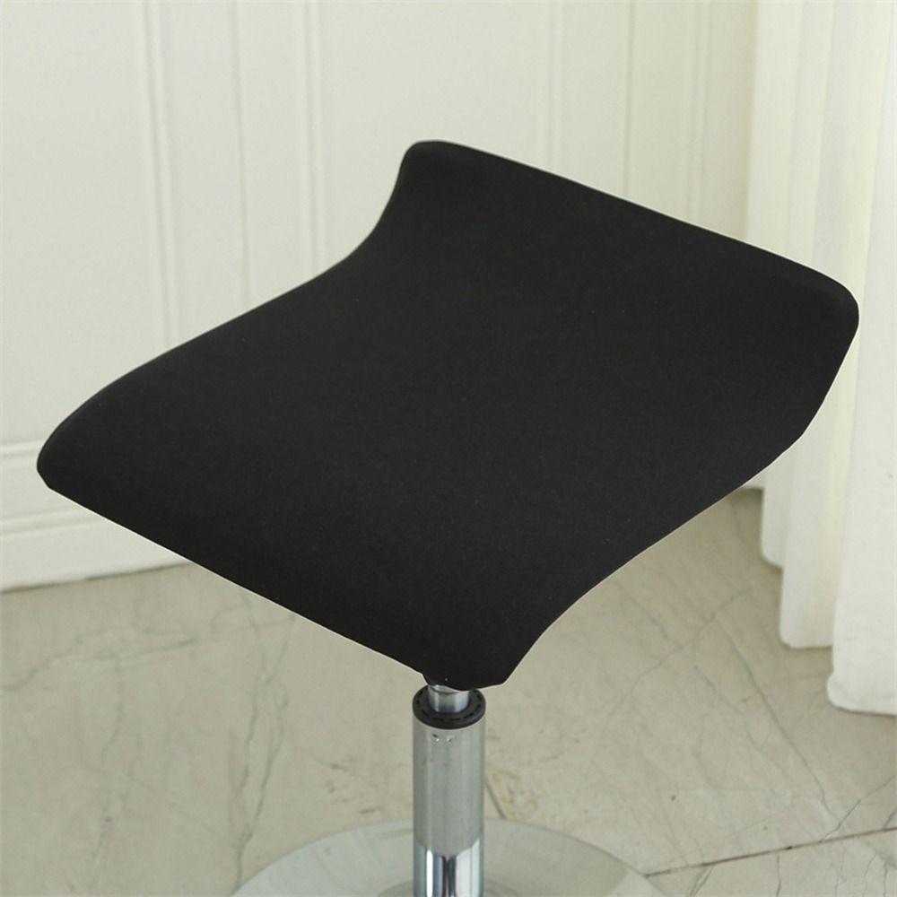 Elastic Cashier Chair Cover All-in-one Dustproof Office Swivel Chair Cover Square Chair Cover for Cashier Rotating Swivel Stool