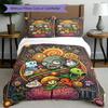 3pcs Duvet Cover Set (1*Duvet Cover + 2*Pillowcase, Without Core), Plants VS Zombies Print Bedding Set, Bedroom Decor, All‑Season, Birthday Gift