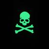 Car Stickers Hazard Warning Skulls Crossbones Reflective Decoration For Rearview Mirrors Windshield Bumper Trunk Motorcycle