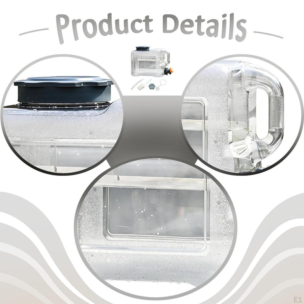 Camping Water Bottle , Portable Bucket, Versatile Reservoir for Car, Office, Vehicles