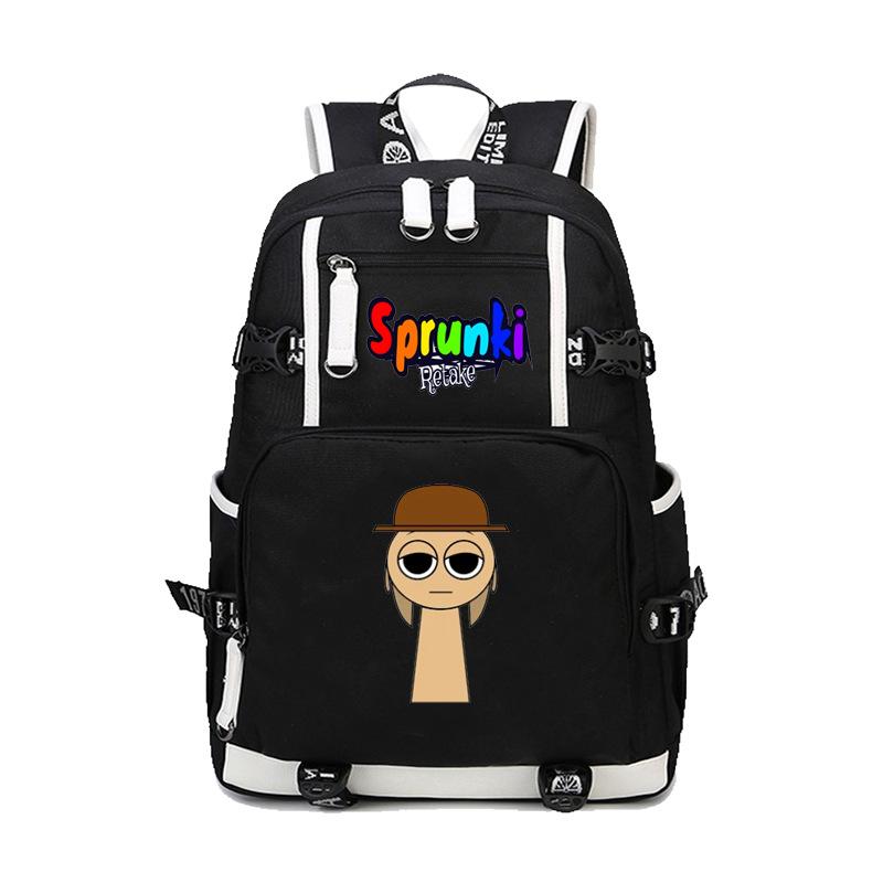 Sprunki Rhythmusbox Spiel Thema Schulrucksack Teenager Schüler Tasche Große Kapazität