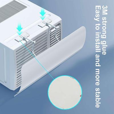 Window AC Air Deflector Adjustable Window Air Conditioners Windshield Airflow Control Screen Wind Guide For Elderly Office