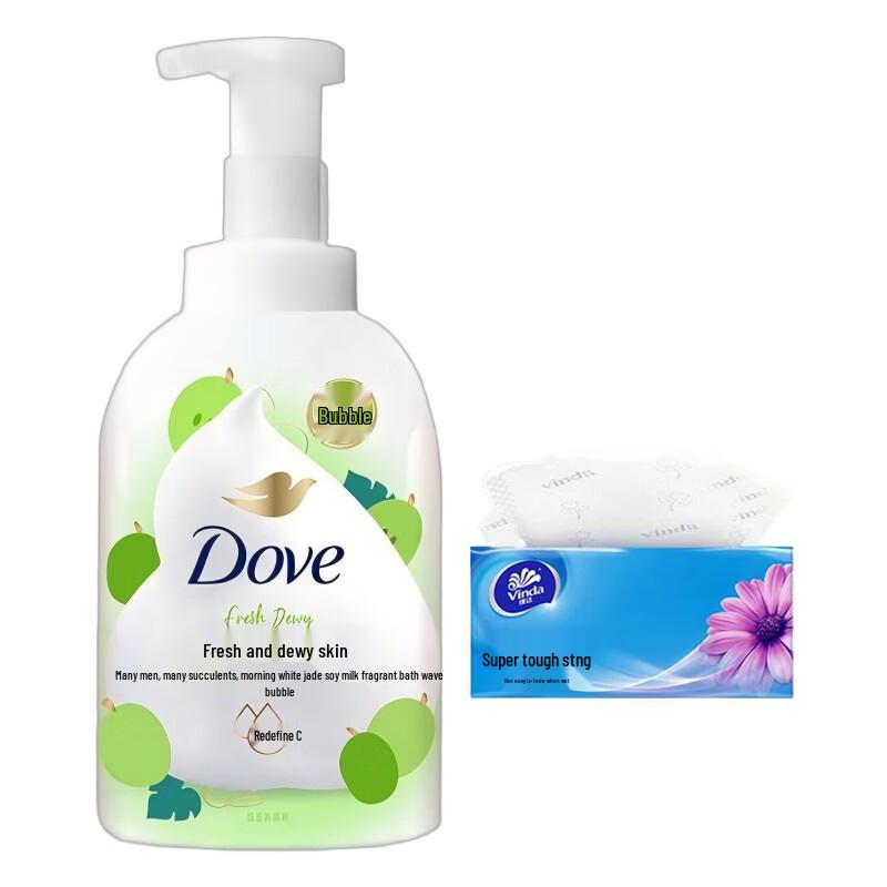 

Dove Green Grape & Soy Milk Bath Bubble & Tissue Set