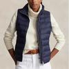 Polo Ralph Lauren Solid Color Zip Neck Sleeveless Vest Women Vests Navy-Blue WMPOOTWNN220073-410