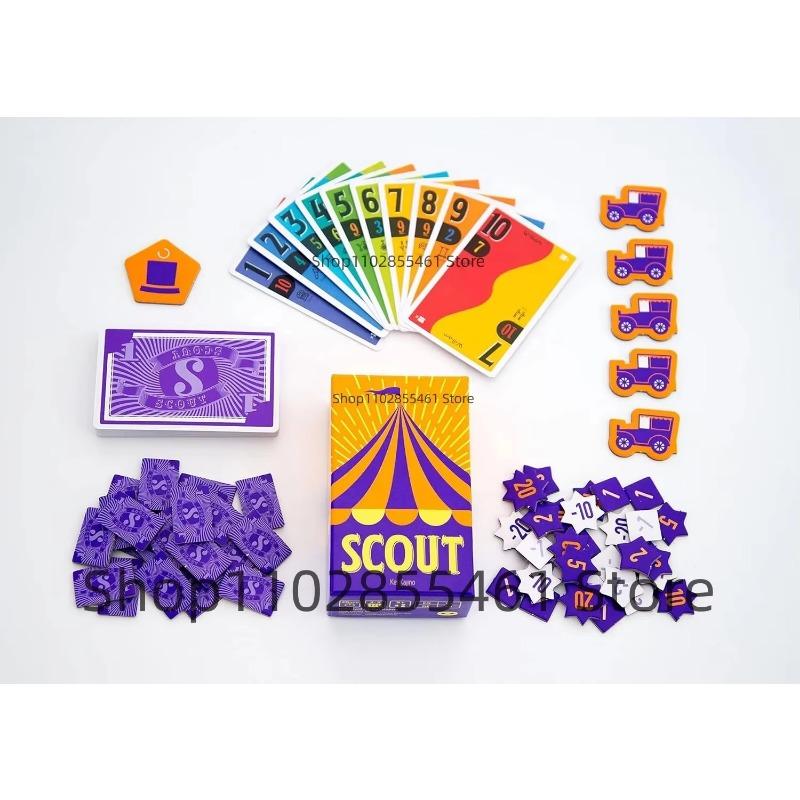 Scout Kartenspiel für 2-5 Spieler Lustige Zirkus-Familienbrettspiele – Das ultimative Spiel für Poker-Enthusiasten!