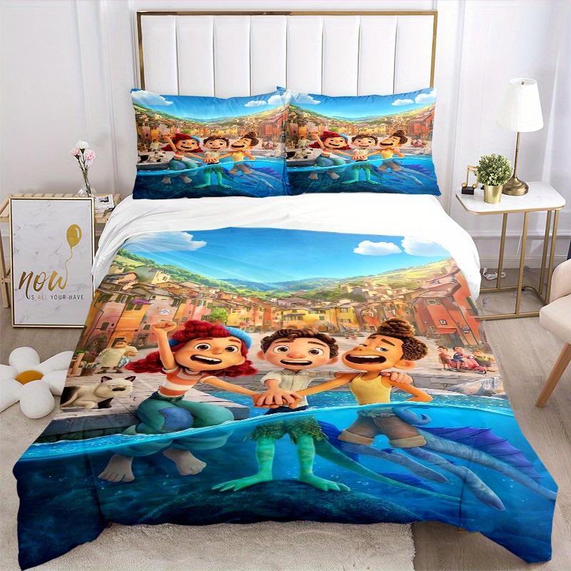 3pcs Luca & Giulia & Alberto Bedding Set Includes Quilt Cover and Pillowcases, Suitable for All Seasons Q061