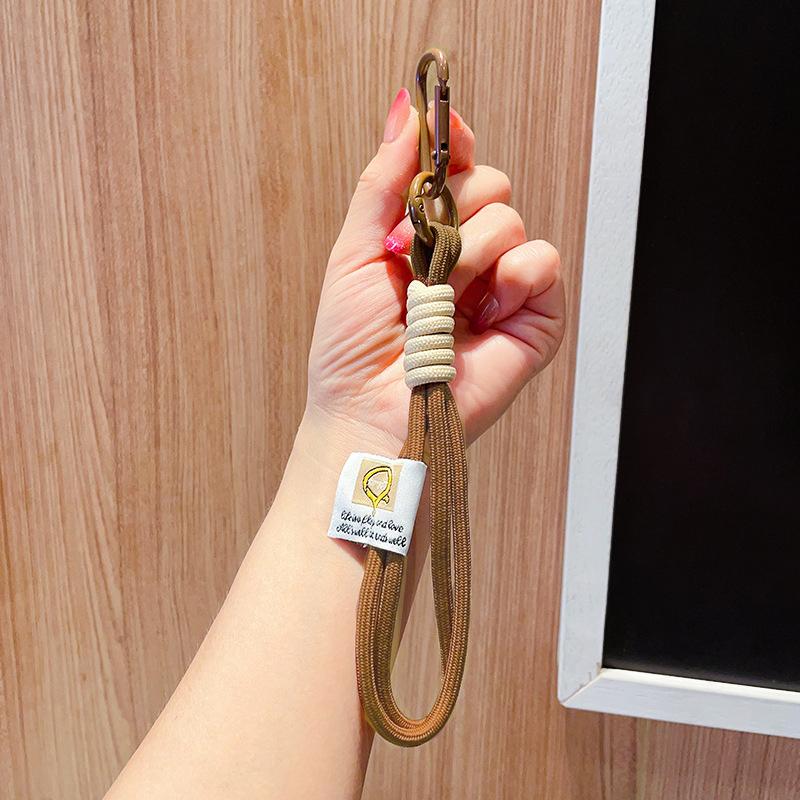 Yogodlns Fargerik nylon tau veskeanheng med karabinkrokspenner vesketilbehør reservedeler til vesker