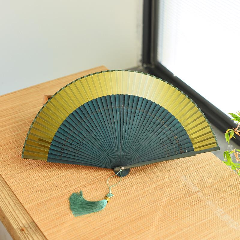 Red Dancing Fan: Classical Chinese Style Folding Fan, Easy-Open Hanfu Accessory