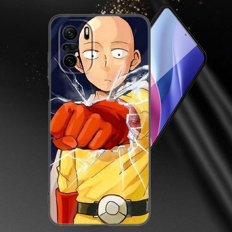 Anime One-Punch Man Phone Case For Xiaomi Mi POCO X3 NFC GT M4 M3 12 11T 10T Pro A3 11 Lite NE 5G 12X 11i F3 Soft Black Cover