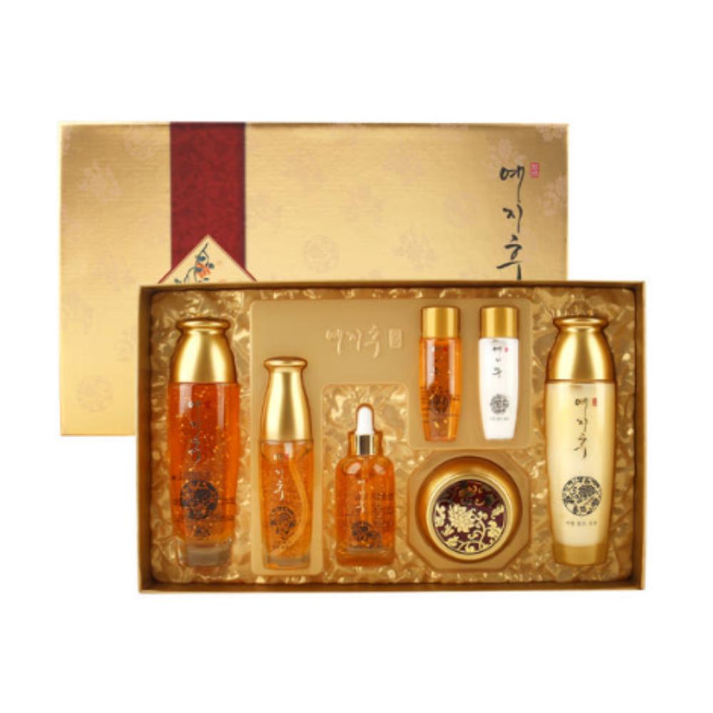 

Yejihoo Fermented Oriental Gold 5-Step Skincare Set (Toner + Emulsion + Essence + Cream + Gold Ampoule)