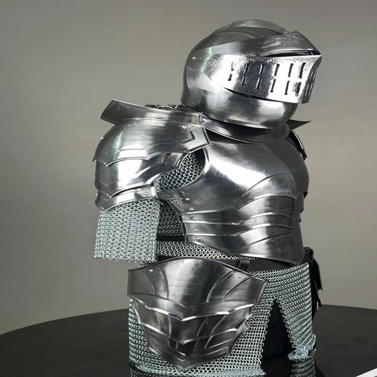 Rytířská zbroj Středověká německá plná zbroj Gotická 14. století Larp Cosplay Zbroj Dekorace Nejlepší dárek