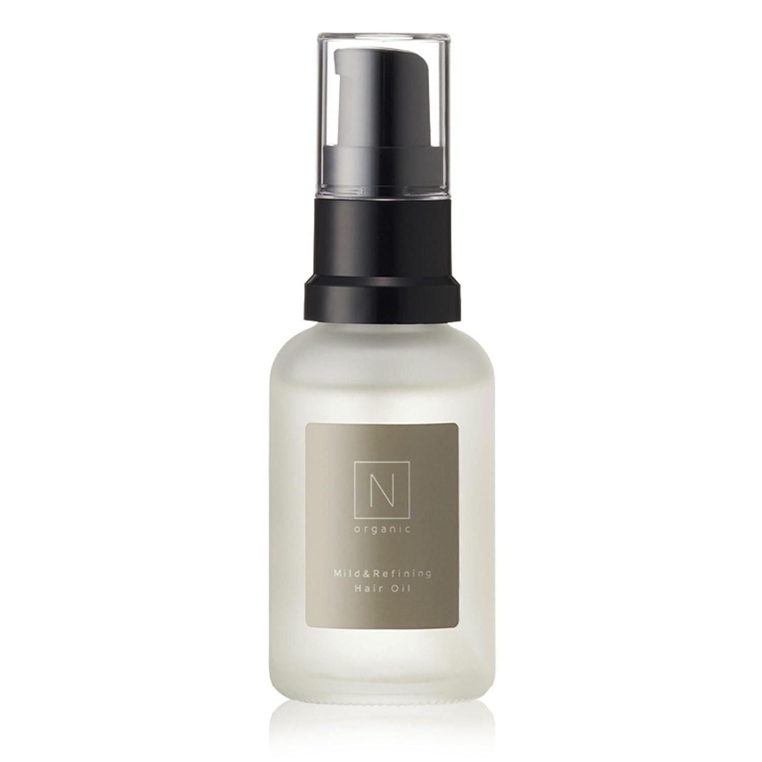N Organic Mild Refining Hair Oil (approximately 2 months supply) dryness frizz tangling green citrus scent 30ml