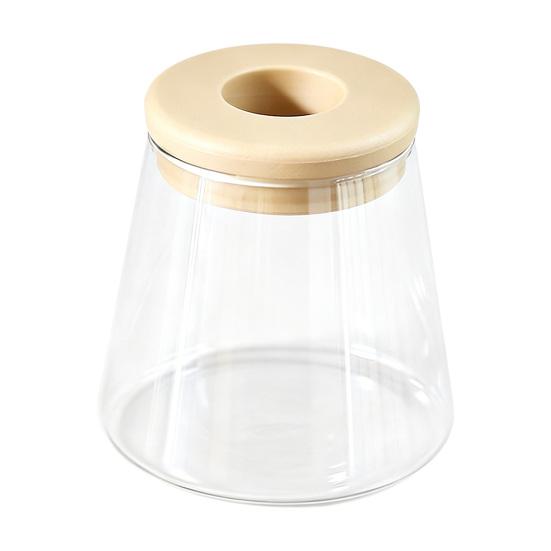 

Flowerpot Self Watering Plant Pot with Transparent Glass Bottle And Soft Stopper Planter Easy Hydroponics Container for Home A