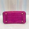 2025 Explosive Color Matching American Crocodile Pattern Platinum 25/30. Full-pair Version Strapless High-end Fashion Portable Women's Bag