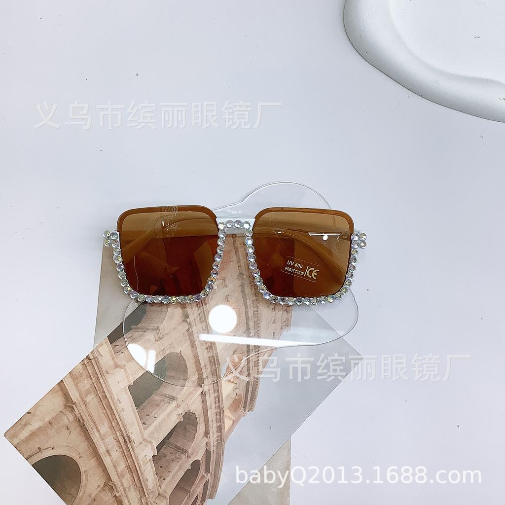 Square Children'S Sunglasses Baby Glasses Trendy Small Square Retro Street Sunglasses