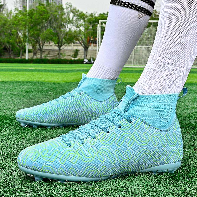35-45Унисекс футбольные бутсы Молодежные футбольные бутсы большого размера Резиновая — фото 9