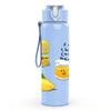 1PC Canned Fruit Food Doodle 750ml Color Plastic Sports Water Bottle Leakproof Flip Straw Lid Suitable for Sports Office Home Use