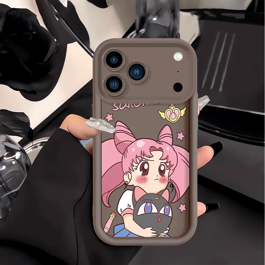 

Cartoon S-Sailors Moon Case for Apple iPhone 17 Pro Max 16 XR 14 Plus 12 16e XS Air 11 15 13 Mini Phone Cover iPhone 16 Pro Max