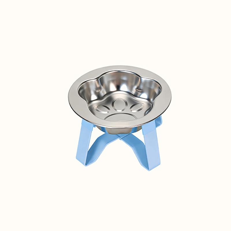 §Raised Cat Bowls Cat Food Bowl 304 Stainless Steel Shatter-resistant Elevated Pet Supplies For Puppy Cat