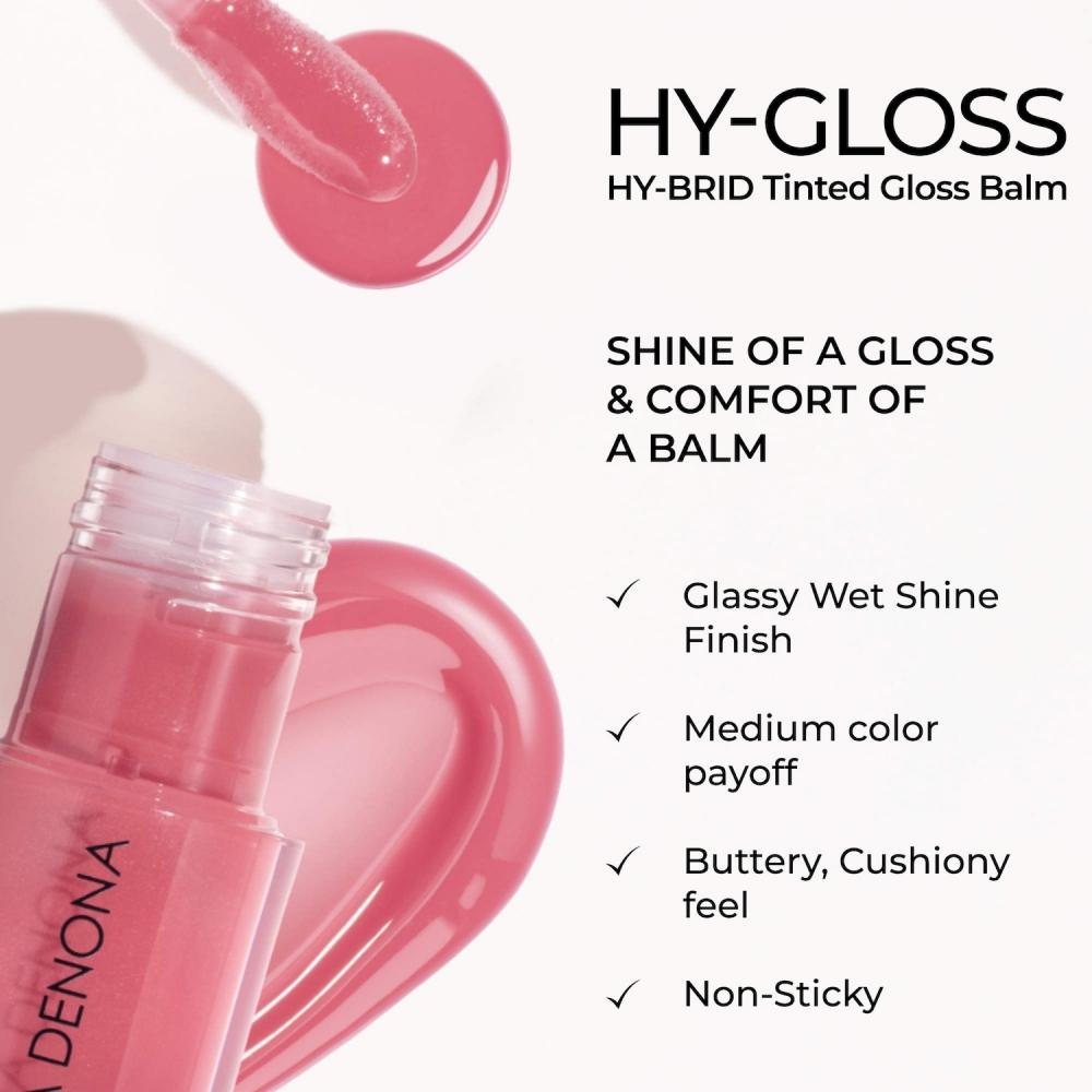 Natasha Denona Hy Gloss Tinted Lip Gloss Balm 0.27 Oz 8 Ml Cleo Light Brown Pink