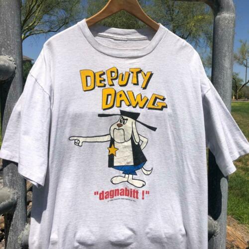 Deputy Dawg White T-Shirt Unisex Cotton Tee Funny Gift All Size S-4XL Unisex T-Shirt XXXXL