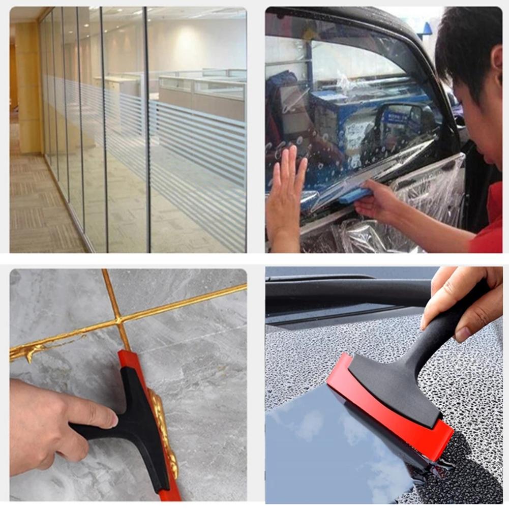 1/2pcs Silicone Cleaning Scraper Shovels Tile Gap Filling Tool Grout Scrapers Car Film Stickers Install Tool Water Remover