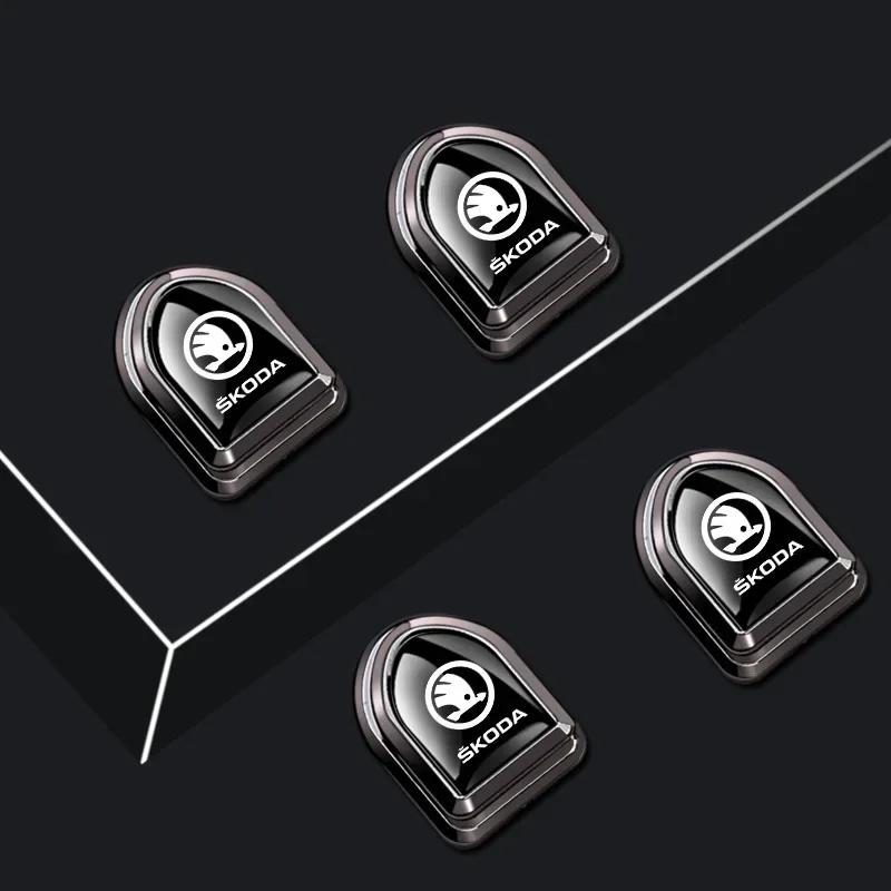 ycpry6 Car Hanging Storage Hooks Stickers for Skoda Rapid VRS Kodia Kamiq Yeti Karoq Fabia 2 Superb Octavia Roomster Scala Accessories