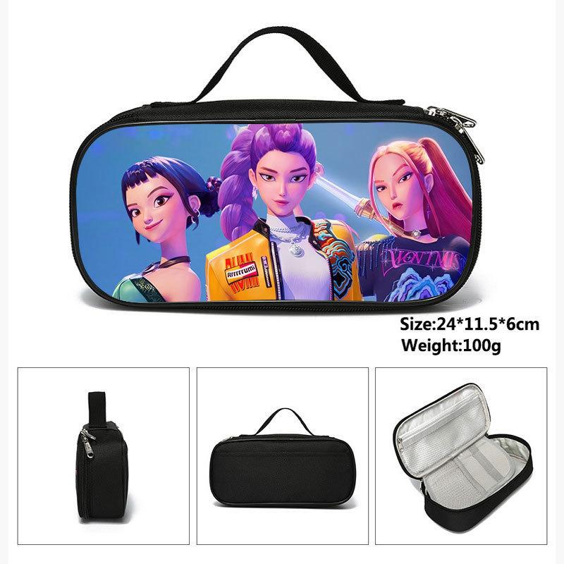 Untrix Kpop Fach Federmäppchen Kpop Hexenjäger Schüler Aufbewahrung Schreibwaren Tasche Bleistift Tasche