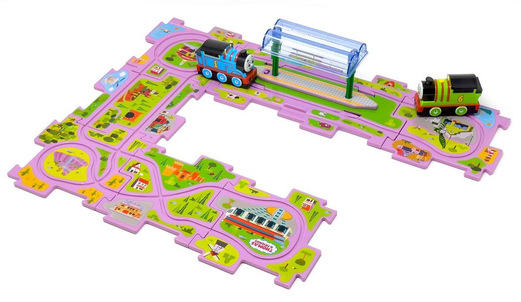 Masudaya Corporation Panel World Thomas the Tank Engine Thomas Percy Toy 3 Years Old and Uses Batteries Rush! STOP!&GO! Up, 480-1728