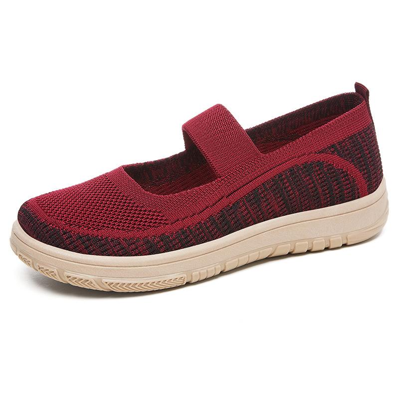 Shoes women's single shoes middle-aged and elderly mother shoes casual shoes old Beijing cloth shoes women's shoes soft soles not tired feet flat sho