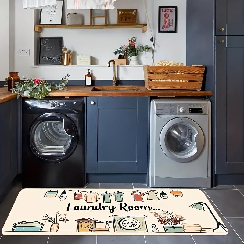 Cartoon Animation Soft Laundry Room Carpet Washing Machine Floor Mat Rug For Bedroom Living Room Carpet Doormat Home Dec
