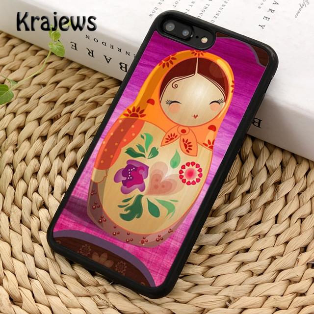 Cute Russian Dolls Matriochkas Phone Case Cover For iPhone 16 15 14 plus XS XR 11 12 mini 13 pro max coque Fundas