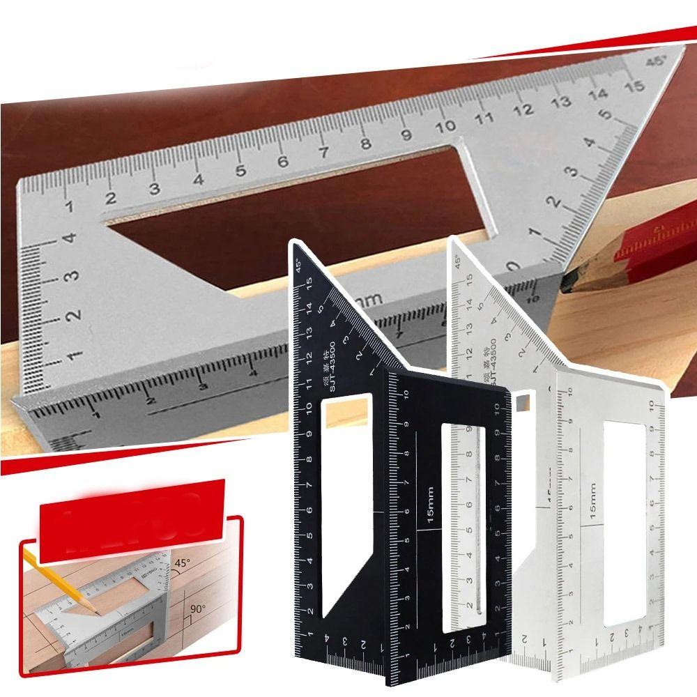 

T-shaped Woodworking Gauge 45 90 Degree T-Type Gauge Ruler Right Angle Ruler Carpentry