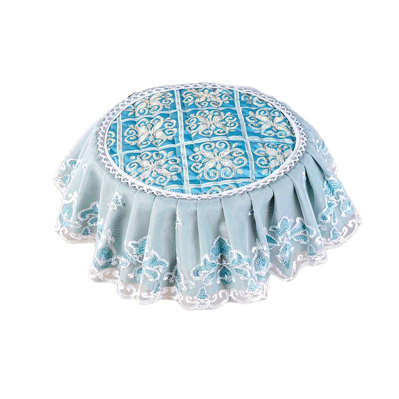 

1 шт. Невыцветающие чехлы для стульев для домашнего декора, модные подушки для сидений, дышащие, противоскользящие, кружевные, с принтом в китайском стиле