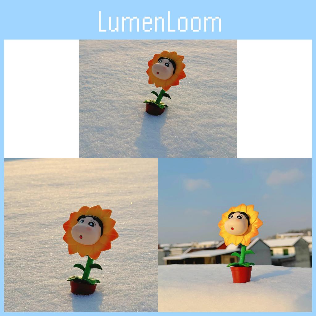 Crayon Shin Chan Sunflower Model Figure Gift For Kids And Collectors