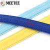 Meetee 10-50M 10mm Non-slip Elastic Bands Silicone Tapes for Bra Underwear Shoulder Belt Sewing Rubber Ribbons Garment Accessory